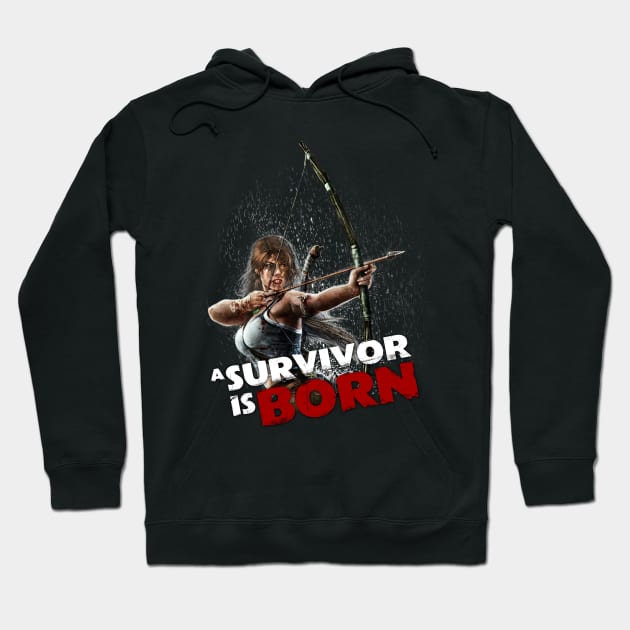 A survivor is born Hoodie by flipation